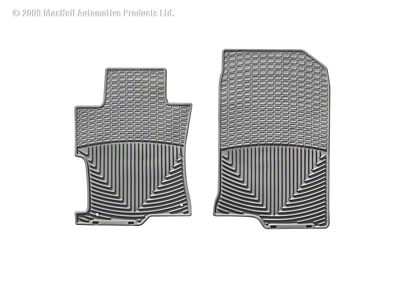 Weathertech 08-12 Honda Accord Front Rubber Mats - Grey - W94GR