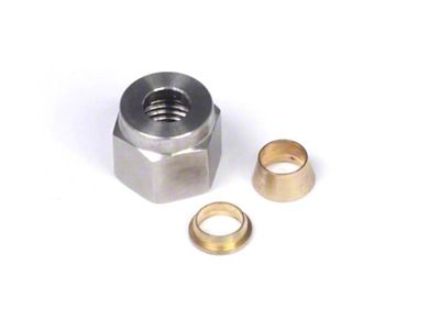 Haltech 1/4in Nut & Brass Ferrule - HT-010808