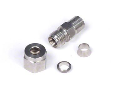 Haltech 1/4in Stainless Compression 1/8in NPT Thread Fitting Kit Incl - HT-010813
