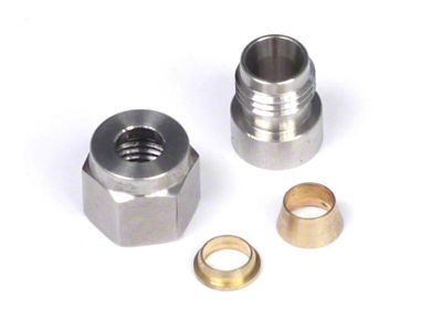 Haltech 1/4in Stainless Steel Weld-On Kit Incl Nut & Ferrule - HT-010812