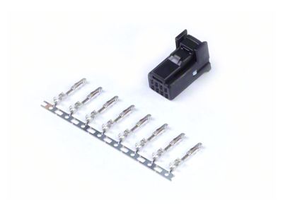 Haltech 8 Pin TYCO Black Plug & Pins - HT-030003