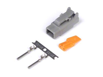 Haltech Male Deutsch DTM-2 Connector 7.5 Amp Plug & Pins - HT-031000