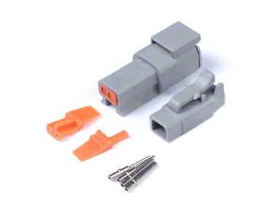 Haltech Matching Set of Deutsch DTM-2 Connectors 7.5 Amp Plug - HT-031012