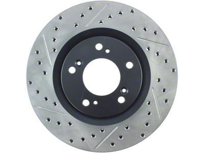 StopTech 00-09 S2000 Slotted & Drilled Right Front Rotor - 127.40048R