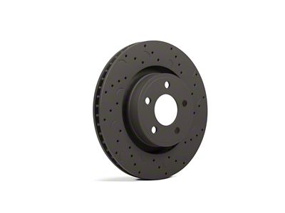 Hawk Performance 15-16 Ford Mustang GT Talon Cross Drilled and Slotted - HTC5384