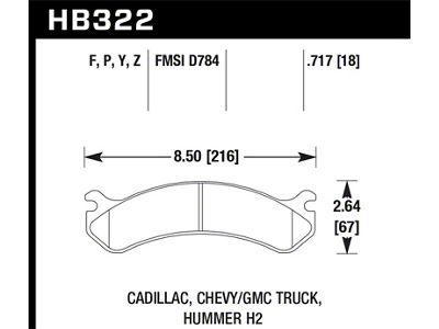 Hawk Performance Super Duty Street - HB322P.717