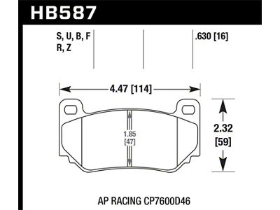 Hawk Performance 2002-2004 Audi A6 Front Rotors 320mm HPS 5.0 Rear - HB364B.587