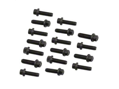 Mr. Gasket Header Bolt Set; Fits Modular And Chrysler HEMI Engines; 17 pc.; - 970G