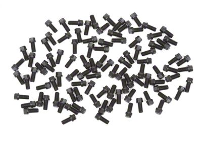 Mr. Gasket Header Bolt Set; Hex Head; 3/8 in.-16 x 0.75 in.; 100 pc.; - 915A