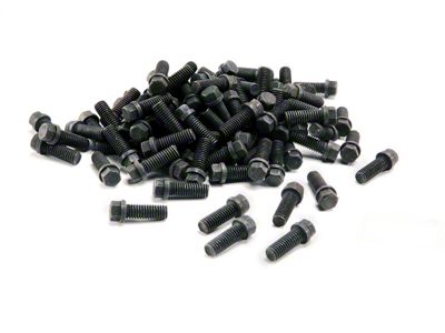 Mr. Gasket Header Bolt Set; Hex Head; 3/8 in.-16 x 1 in.; 100 pc.; - 917A