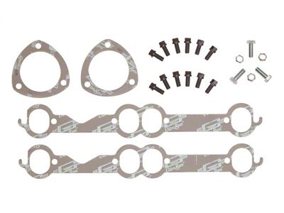 Mr. Gasket Header Install Kit; Oval Port Shape; Port Dimensions W-1.50 in. x H-1.82 in.; - 7652G