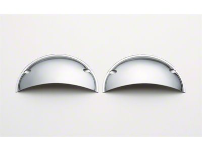 Mr. Gasket Headlight Half Shield; Small Round; 5.75 in. Dia.; 2 pc.; - 9650