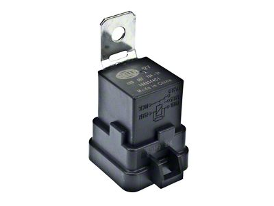 Hella 12V 20/40 Amp SPDT RES Relay with Weatherproof Bracket - 007794311