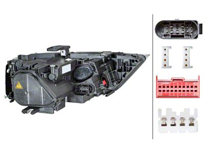 Hella 2015-2018 Audi Q3 Headlight Assembly - 354839091