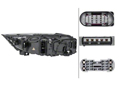 Hella 2017-2019 Audi Q7 Halogen Headlight Assembly - 354841061