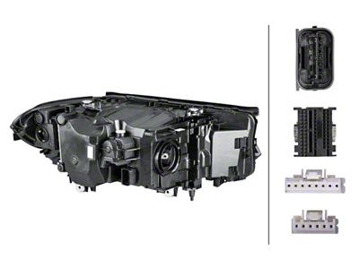 Hella 2017-2019 BMW 530e Headlight Assembly - 354836151