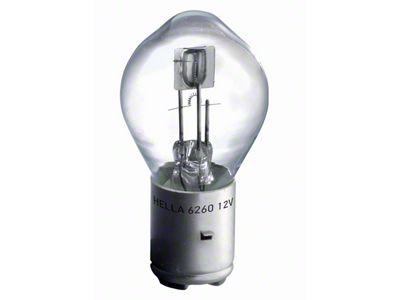 Hella Bulb 6260 12V 60/60W Ba20D B11 S2 - 6260