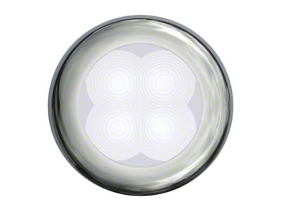 Hella Courtesy Lamp Rnd White Md24 Ss Rim 2Xt - 980501521