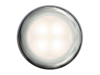 Hella Courtesy Lamp Rnd Wwht Md24 Ss Rim 2Xt - 980501721