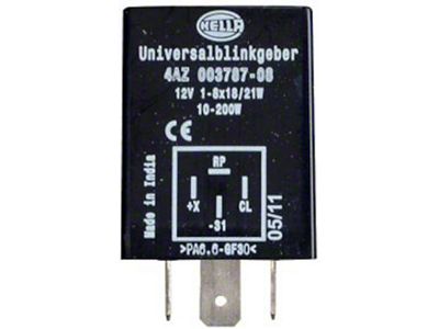 Hella Flasher 12V 4 Pin Bkt 10200W - 003787081