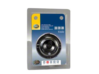 Hella Horn Bl Blk Disc Ht 77Mm 12V Univ - 011225101