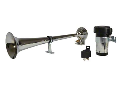 Hella Horn Kit Bl Chrome Air 1Trumpet 12V - 013410001