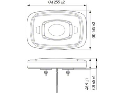 Hella L/Bar Mini 10In Led Mv Fxd Amber - 014566111
