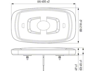 Hella L/Bar Mini 16In Led Mv Fxd Amber - 014565111