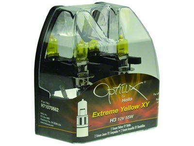 Hella Optilux H3 12V/55W XY Extreme Yellow Bulb - H71070662