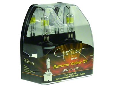 Hella Optilux 880 12V Xenon Yellow XY Bulb - H71071172