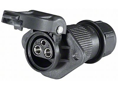 Hella Socket 3 Pole W/ Grommet - 001933042