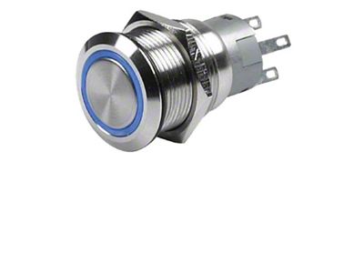 Hella Switch Momentary Ring 12V Blue 8Hg - 958455211