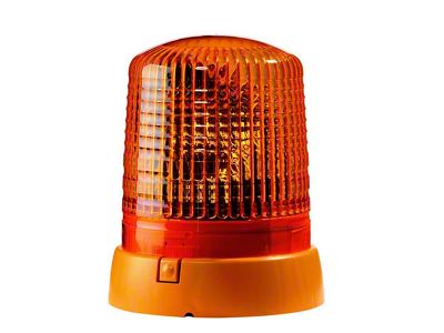 Hella KL 7000 Series 24V Amber Fixed Rotating Beacon - 008061111