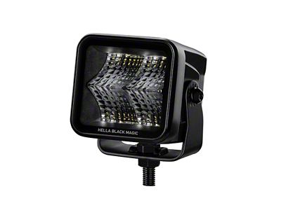 Hella Universal Black Magic 2.7in L.E.D. Cube Kit - Flood - 358176801