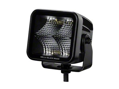 Hella Universal Black Magic 3.2in L.E.D. Cube Kit - Flood - 358176811