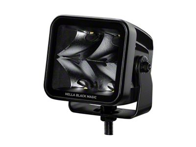 Hella Universal Black Magic 3.2in L.E.D. Cube Kit - Spot - 358176821