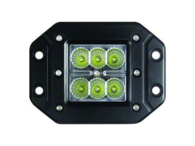 Hella Value Fit Flush Mount 3in 18W Cube Flood Beam - 357204021