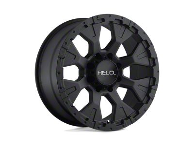 HELO HE878 Satin Black Wheel; 18x9; -12mm Offset
