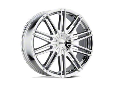 HELO HE880 PVD Chrome Wheel; 17x7.5; 42mm Offset