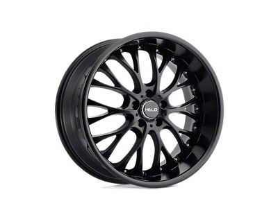 HELO HE890 Satin Black Wheel; 20x8.5; 35mm Offset