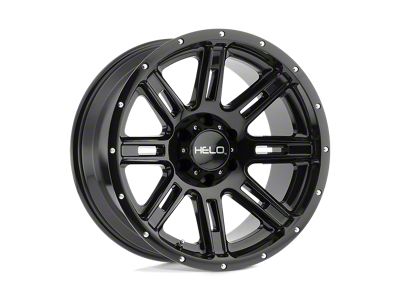 HELO HE900 Gloss Black Wheel; 17x9; -12mm Offset