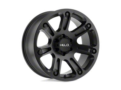 HELO HE904 Satin Black Wheel; 17x9; 0mm Offset