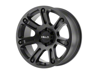 HELO HE904 Satin Black Wheel; 20x10; -18mm Offset