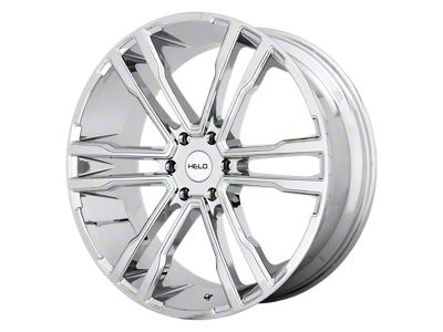 HELO HE918 Chrome Wheel; 22x9.5; 30mm Offset