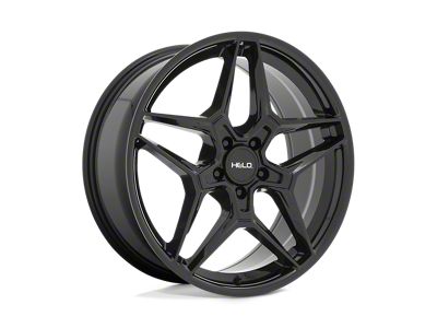 HELO HE919 Gloss Black Wheel; 17x7.5; 38mm Offset