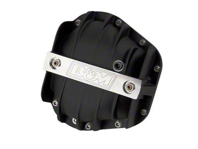 B&M Differential Cover; For Dana 60/ 70; Black Anodized; A356.0-T6 Aluminum; - 11314