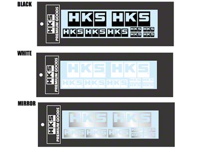 HKS LOGO Sticker a la carte WHITE - 51003-AK147