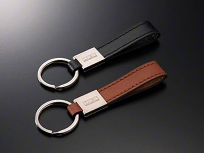 HKS LEATHER KEYRING BLACK - 51007-AK222