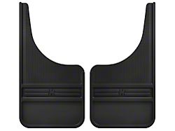 Husky Liners Universal 12in Wide Black Rubber Front Mud Flaps - 55000