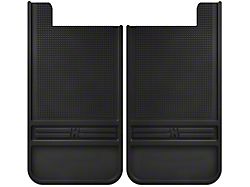 Husky Liners Universal 12in Wide Black Rubber Rear Mud Flaps - 55100